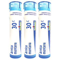 Boiron Arnica Montana 30C pellets in a tube for quick, portable symptom support