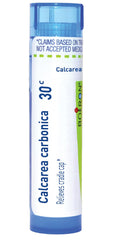Boiron Calcarea Carbonica 30C pellets in dispensing tube for cradle cap relief