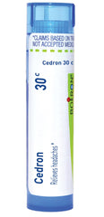 Boiron Cedron 30C headache pellets in a compact bottle