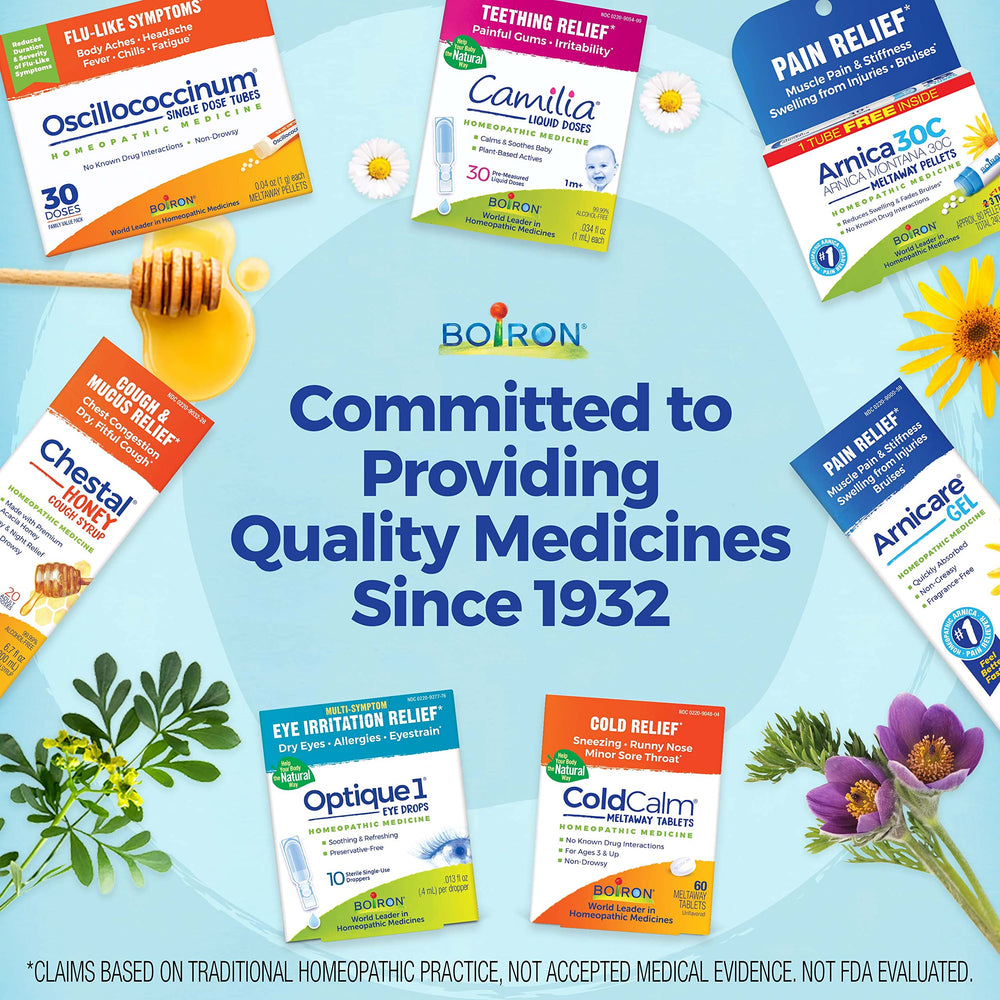 Boiron Cyclease Menopause natural ingredients focus on plant-based actives.