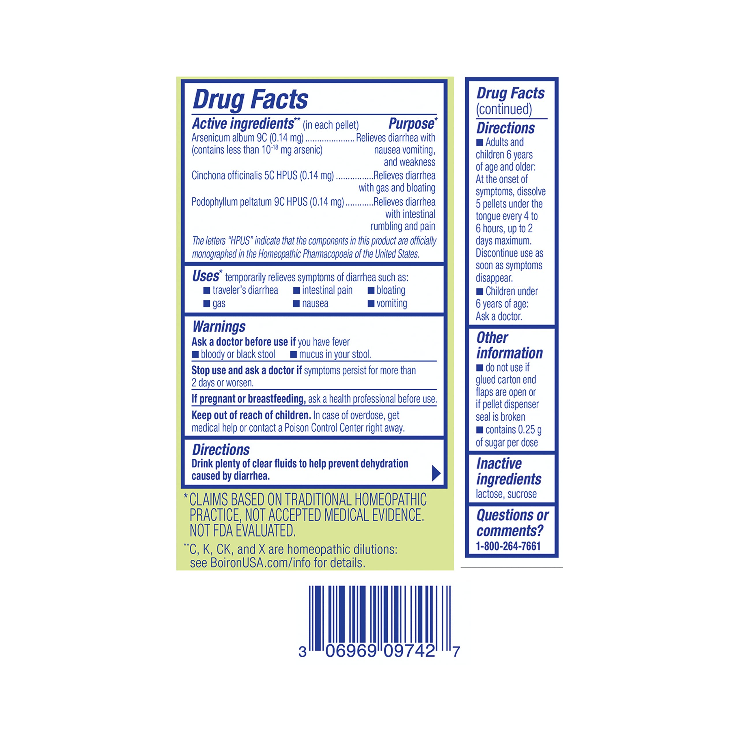 Boiron Diaralia On the Go in-use tube offers discreet relief.