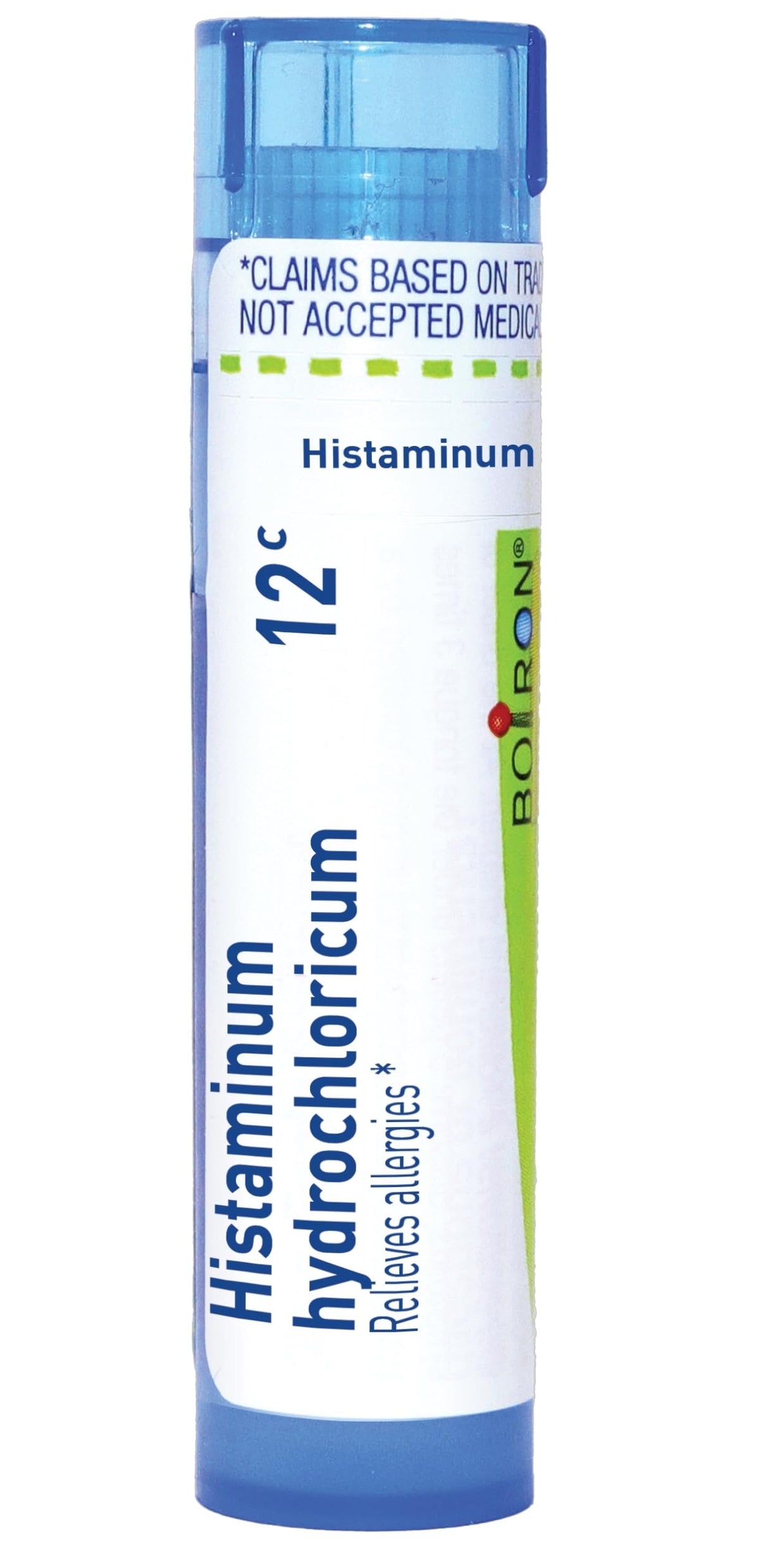 Boiron Histaminum Hydrochloricum 12C bottle with pellets for on-the-go use