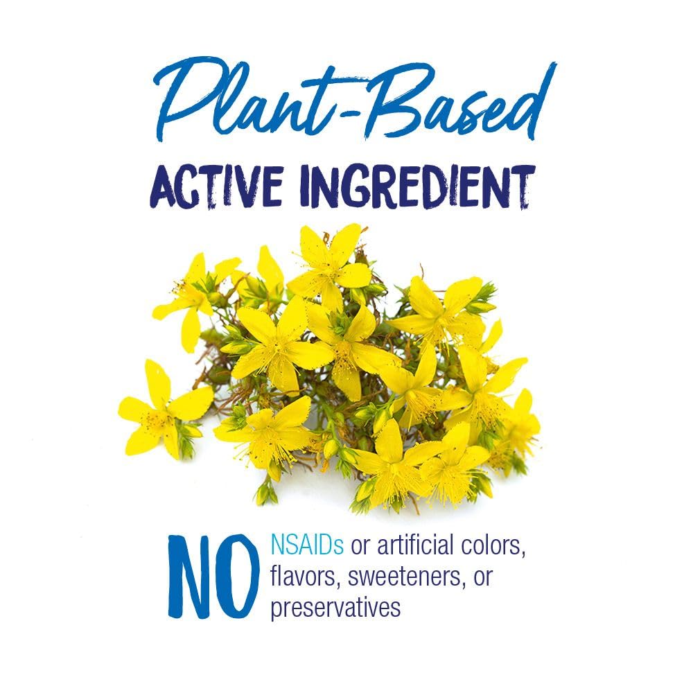 Three-tube pack of Boiron Hypericum 30C pellets for travel