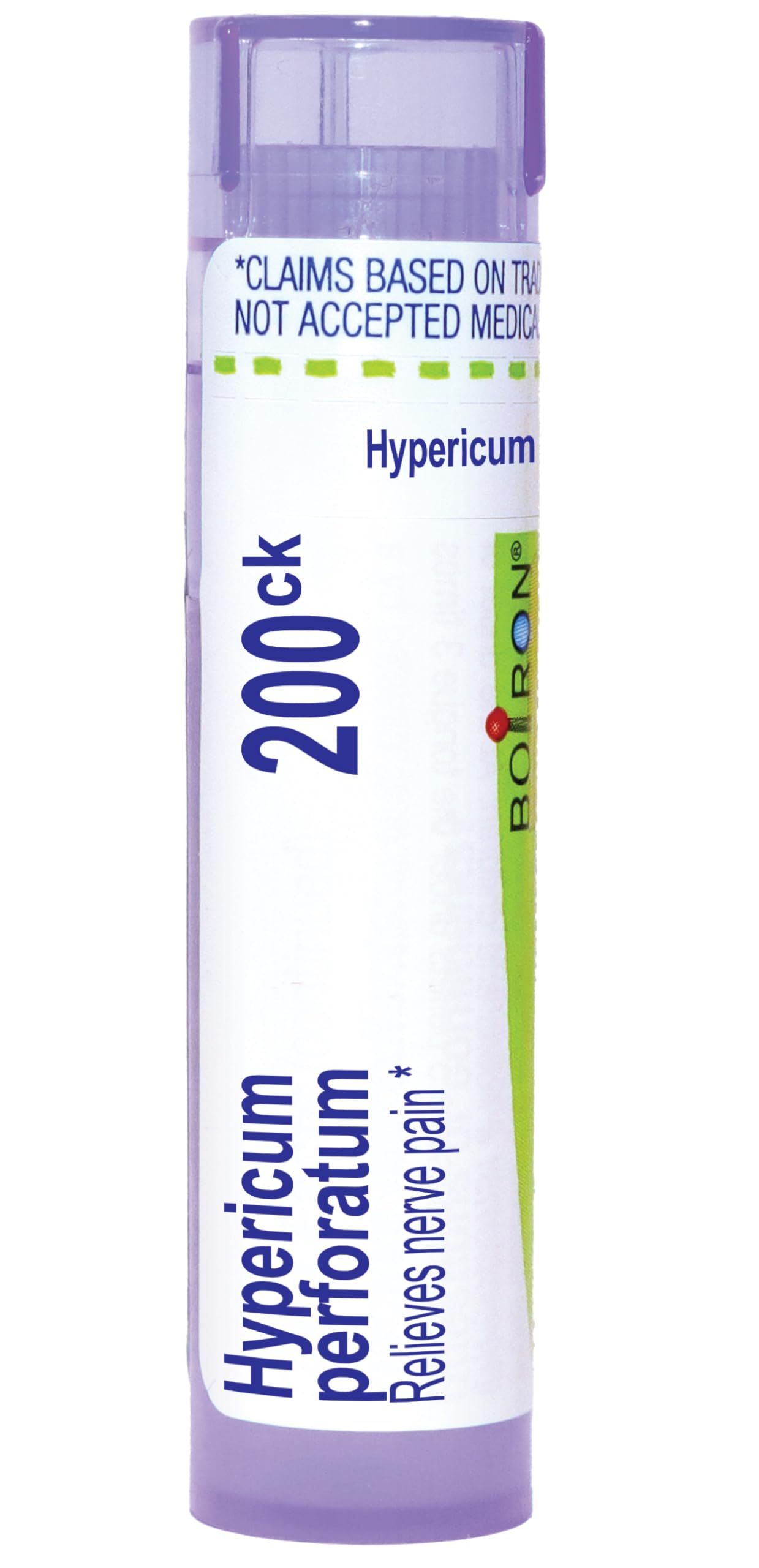 Boiron Hypericum 200CK bottle front showing packaging and branding for nerve support