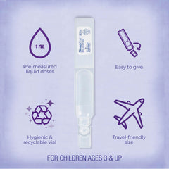 SleepCalm Kids packaging box highlighting age suitability.