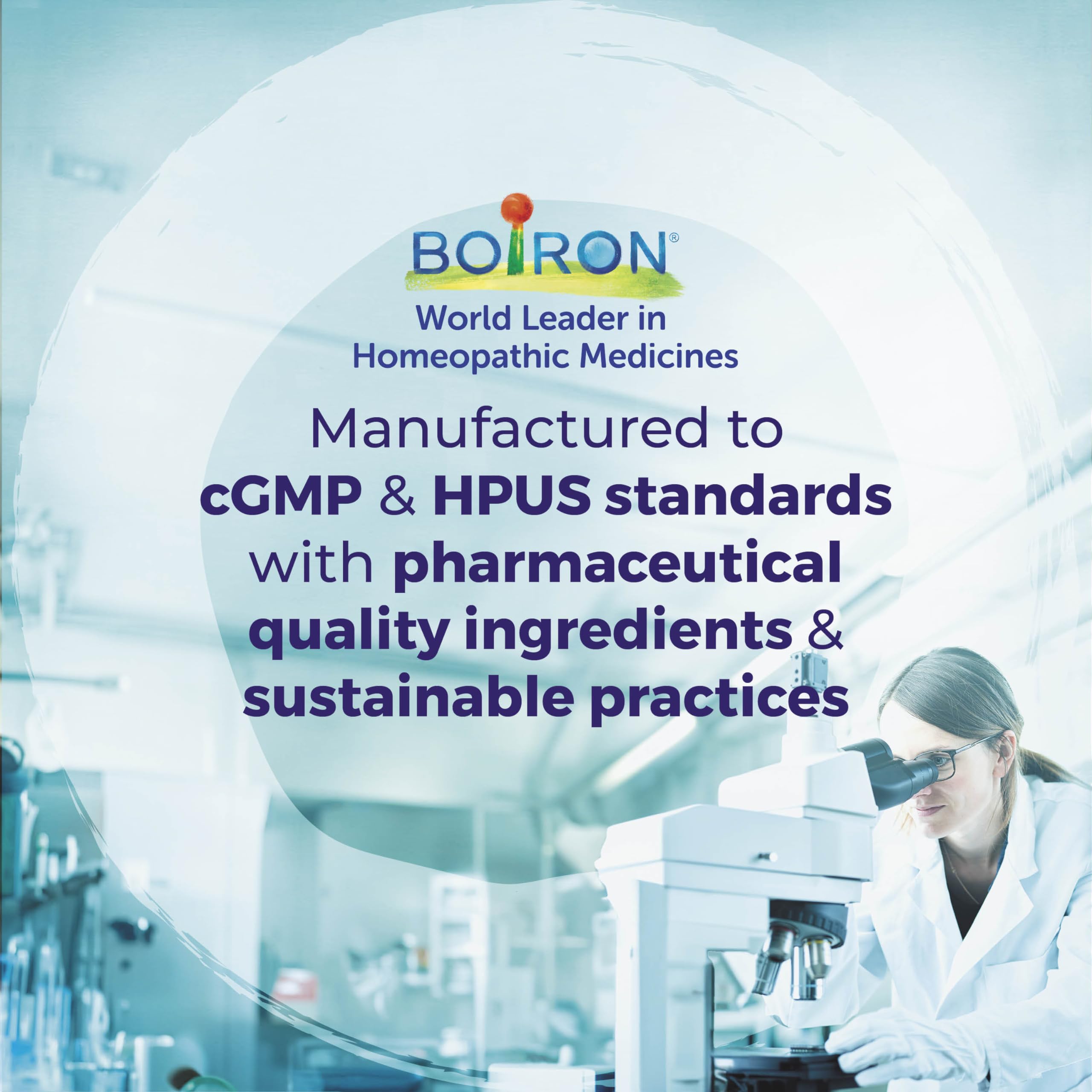 Boiron quality and HPUS-pure ingredients ensure consistent formulation.