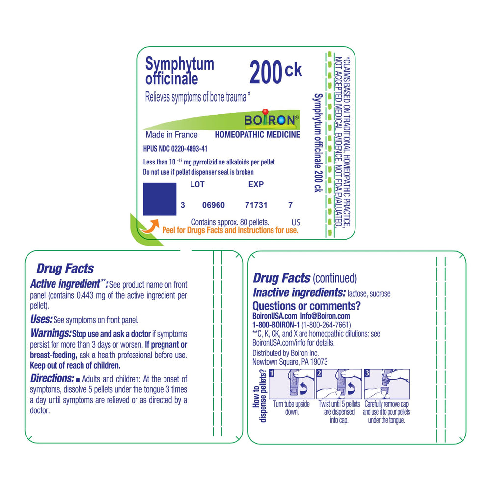 Boiron Symphytum Officinale pellets are HSA and FSA eligible.