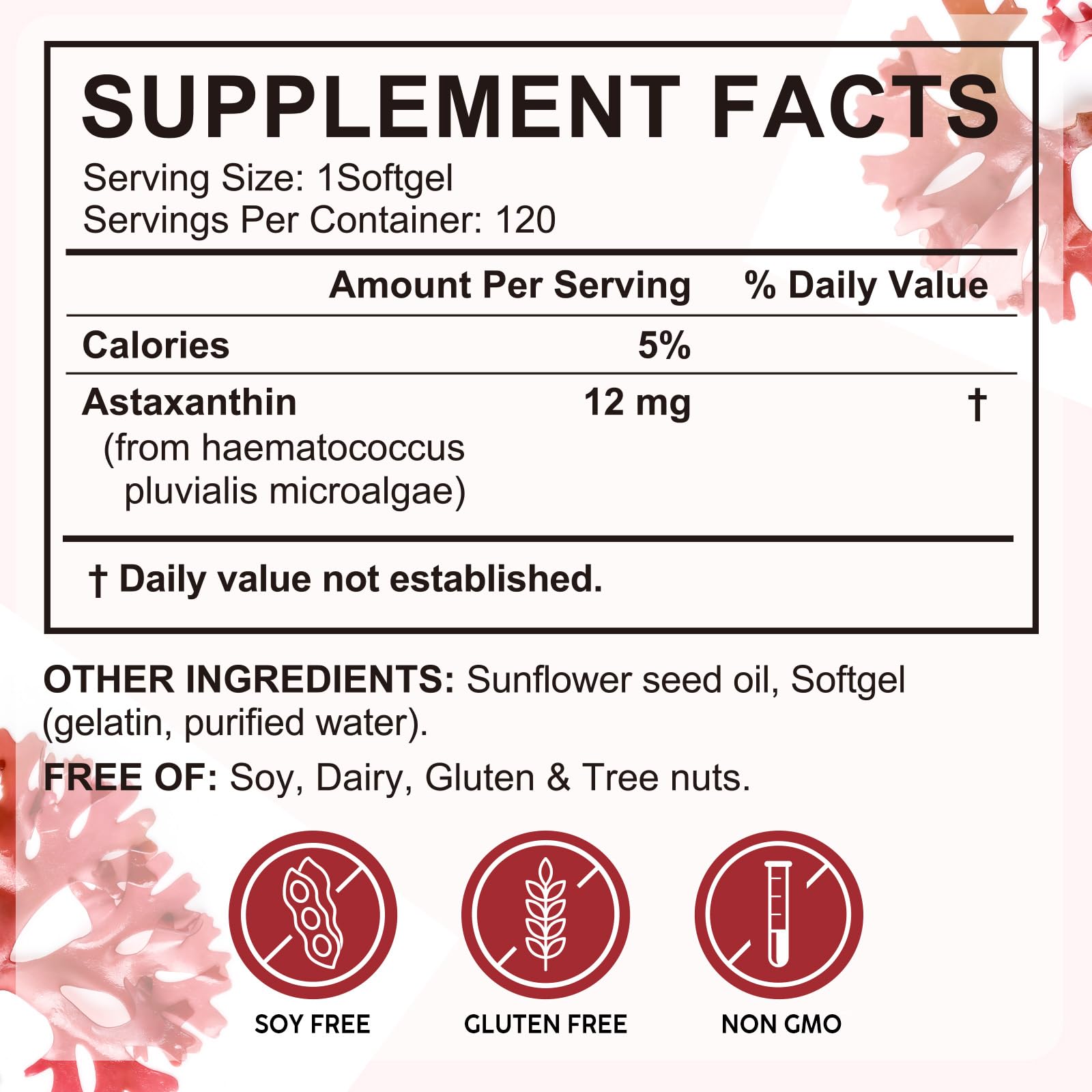 BOIUOITI Astaxanthin Softgels shelf-shot emphasizing eye health use