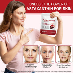 BOIUOITI Astaxanthin Softgels softgel-closeup of high potency 12mg