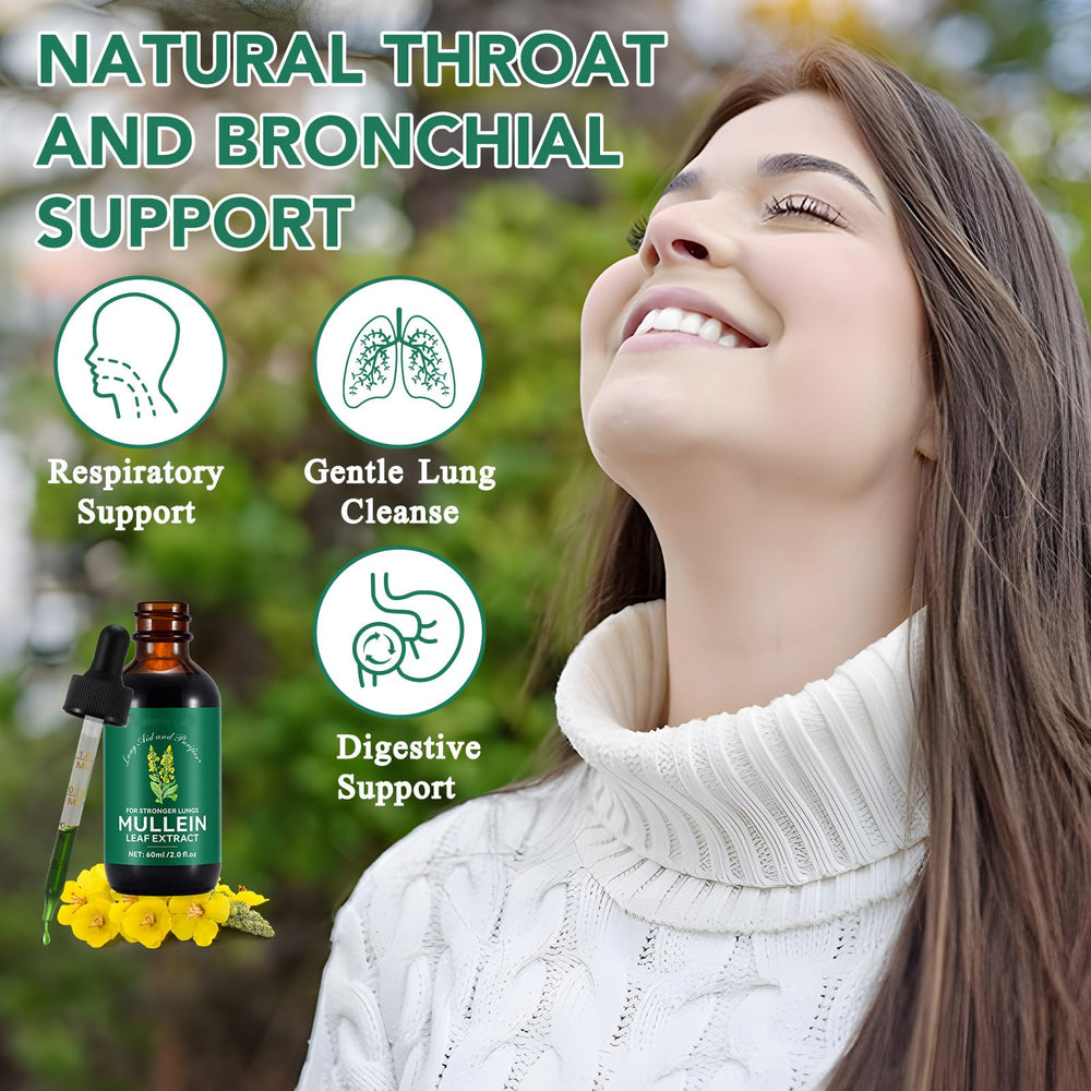 BOIUOITI Mullein Drops helps clear airways during seasonal changes.
