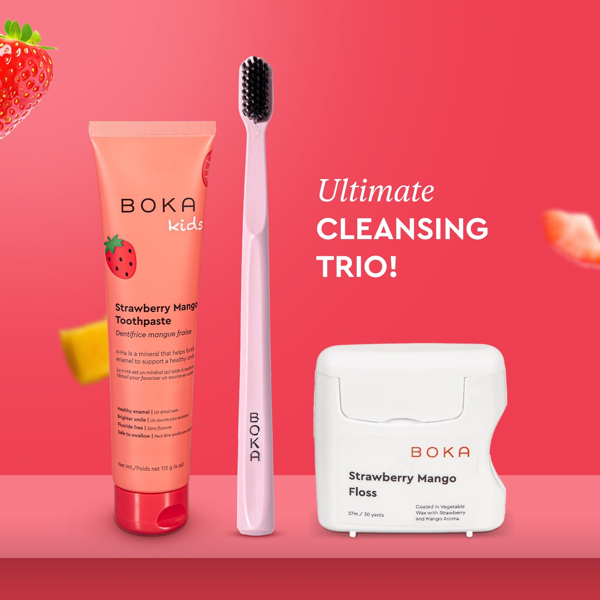 Boka dentist-approved label visible, suggesting credible advanced cleaning capabilities.