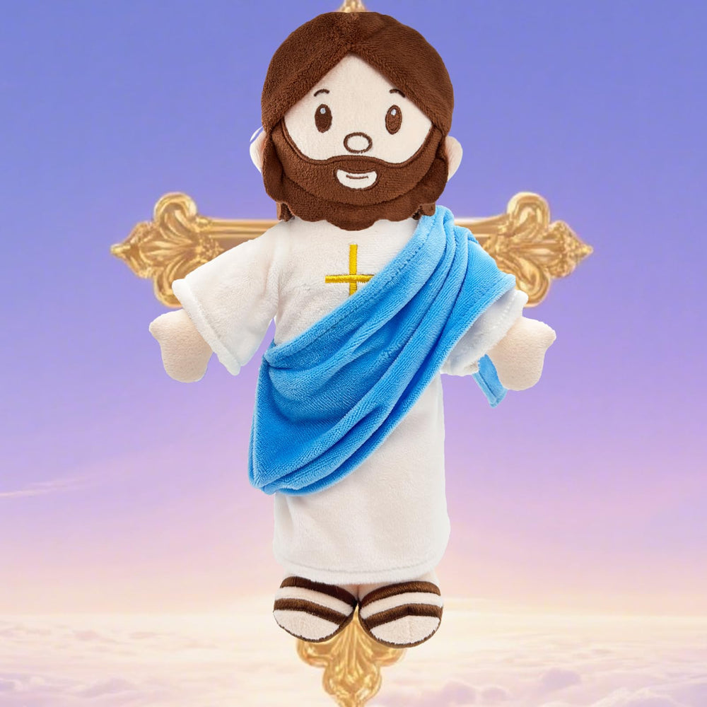 BOKUFLY Jesus plush removable robe for easy cleaning and care.