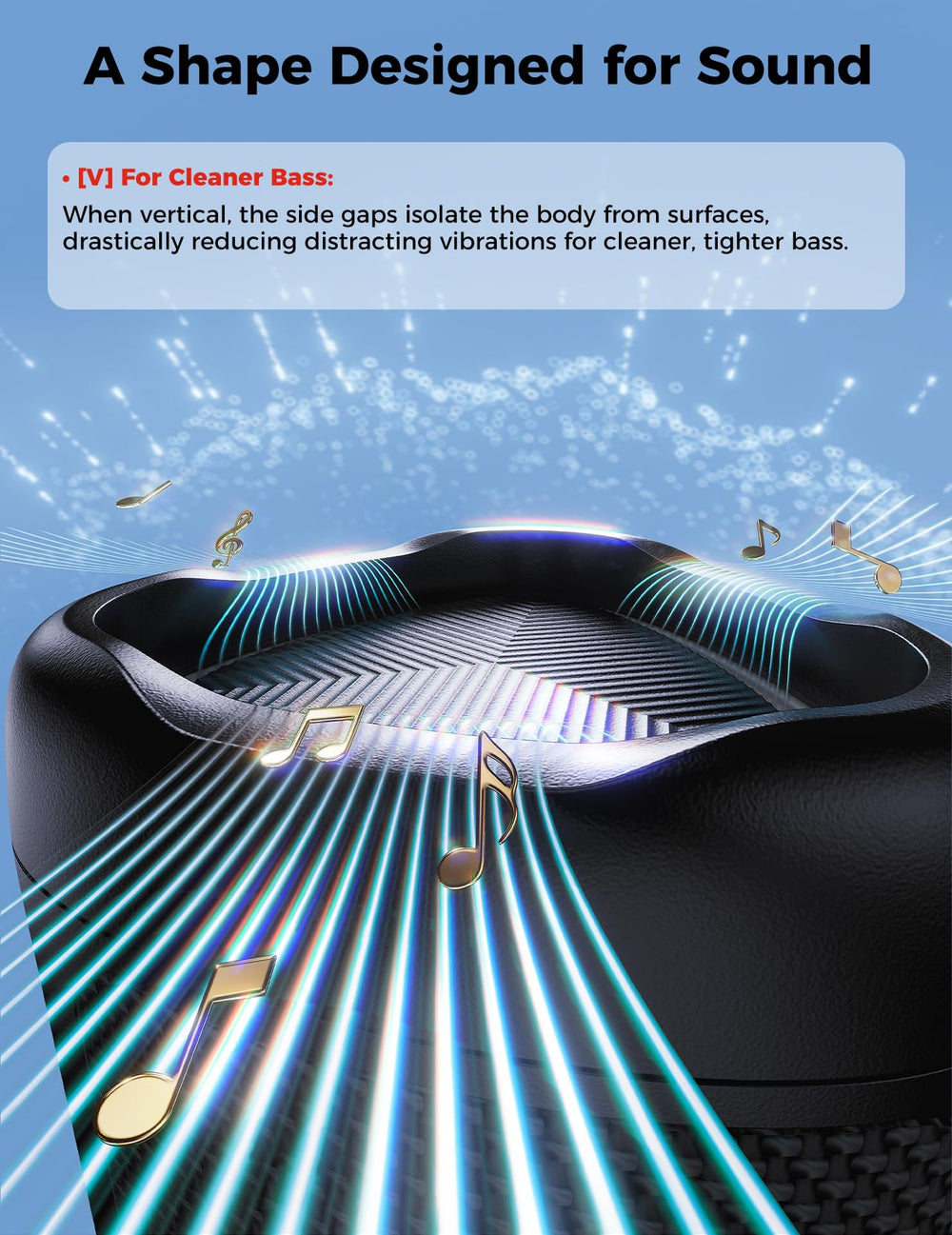 BolaButty aux-in connection allows wired playback with compatible devices.