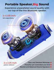 BolaButty speaker back view highlighting rugged build and IPX5 resistance