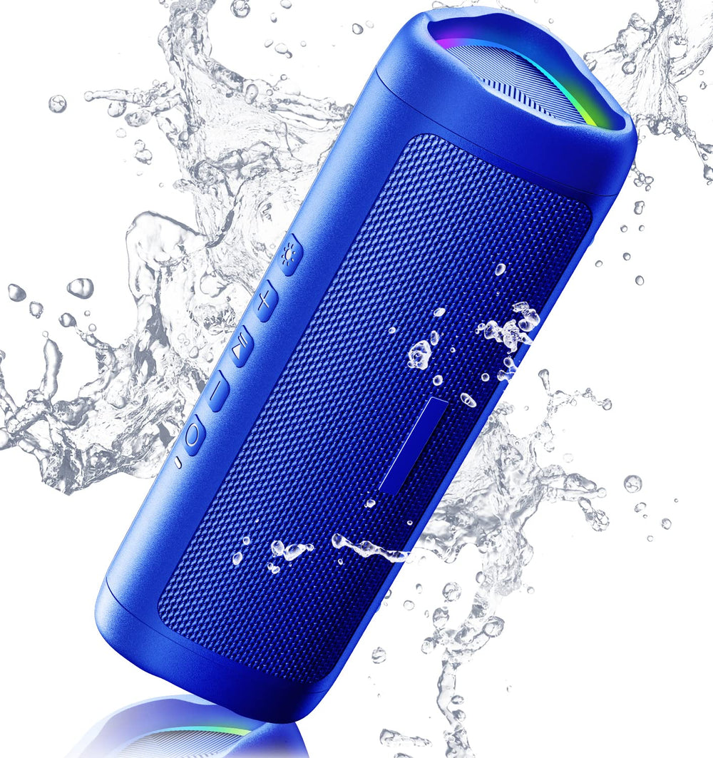 BolaButty brand Bluetooth speaker front view with rich stereo sound for home listening