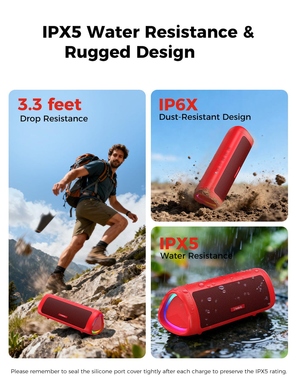 BolaButty LED light show speaker, adds energy to parties.