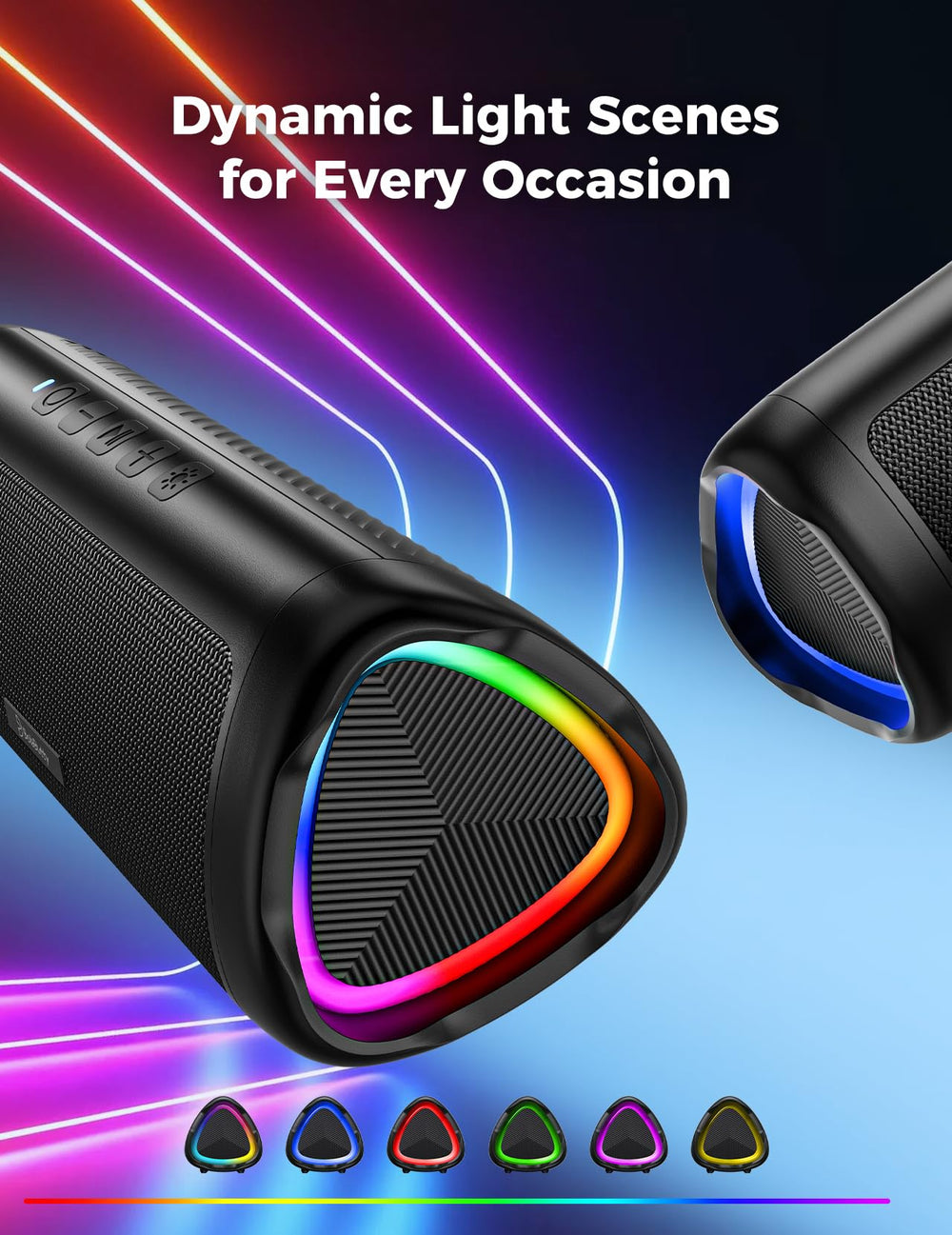 BolaButty LED light show adds color to parties and casual listening sessions.