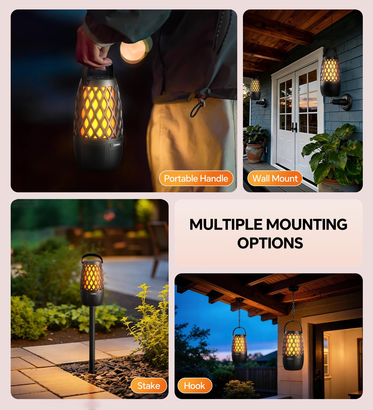 BolaButty 360-degree audio lantern complements home decor and entertainment