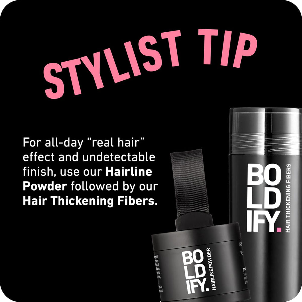 Boldify offers 14 shade options to customize your look.