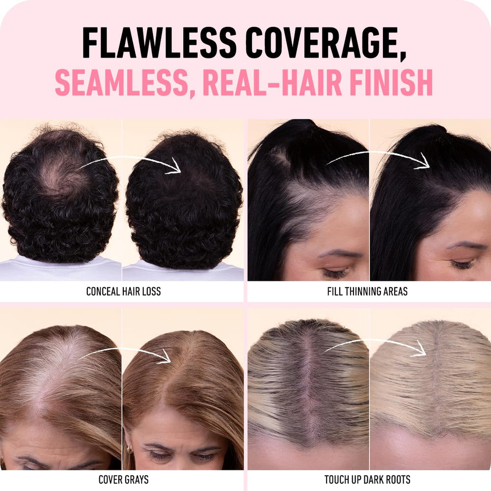 Boldify Hairline Powder Sample Kit offers 14 shade options for a natural match