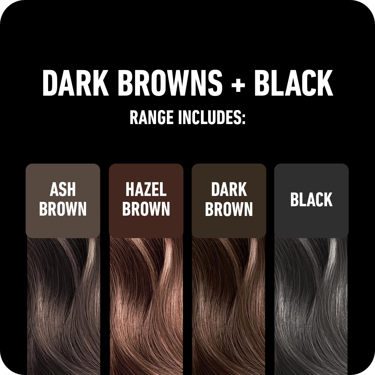 Boldify sample kit in black shade for seamless root concealment.