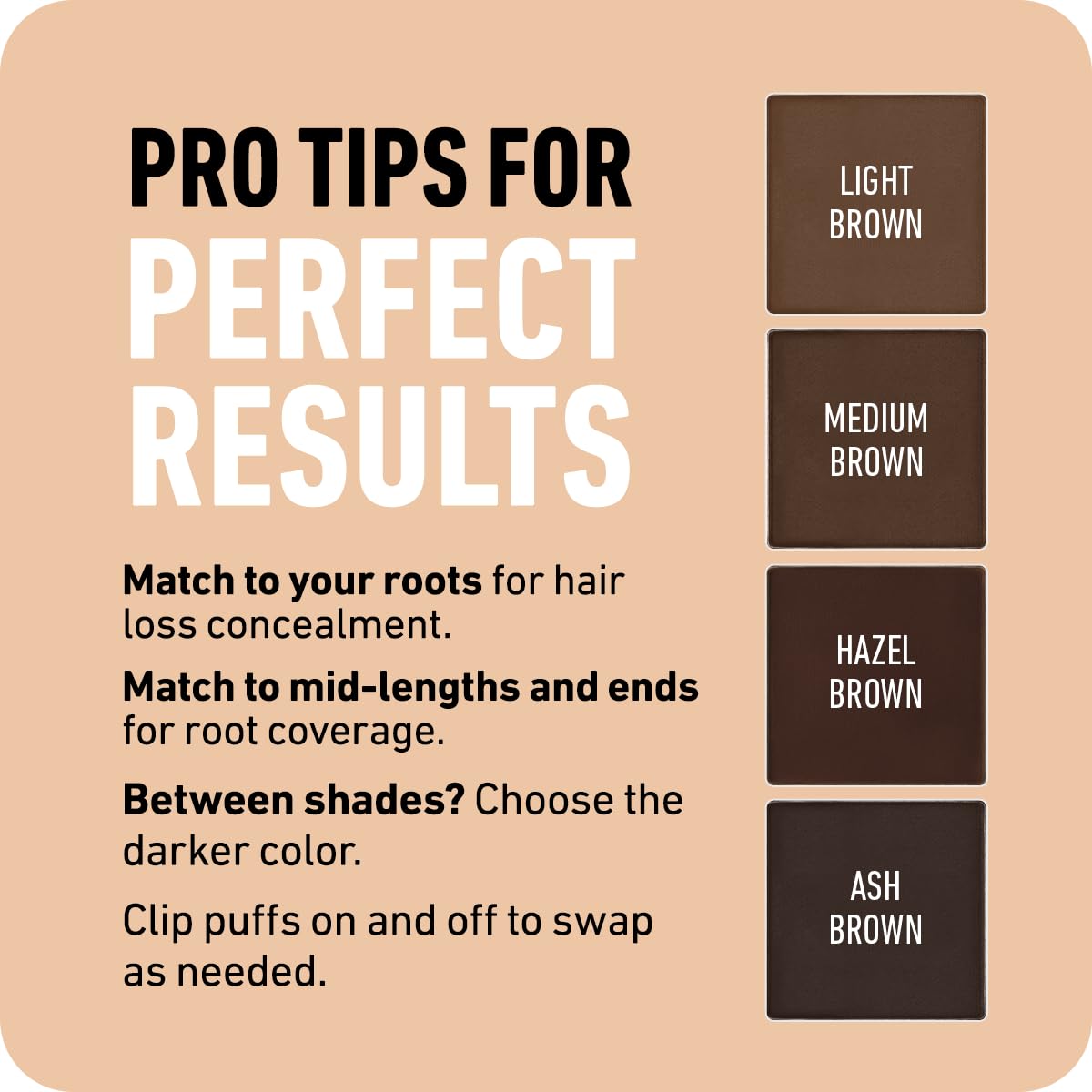 Boldify Squalene-infused powder shown nourishing scalp during use.