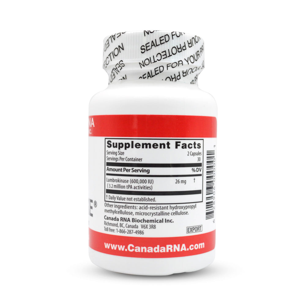 Boluoke Canada RNA capsules; lumbrokinase for daily wellness and fibrin breakdown support.