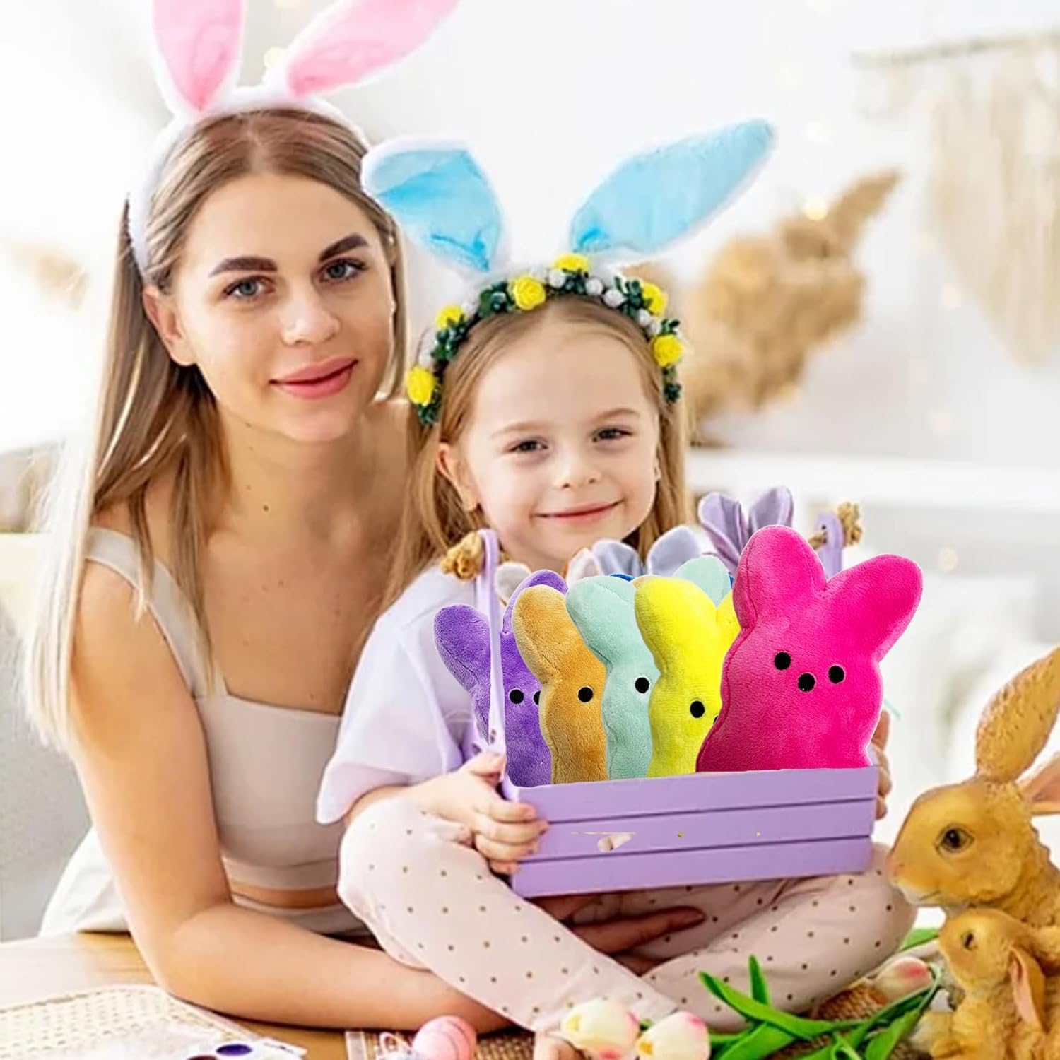 BOMBPARK bunny plush toy travel-friendly size for on-the-go play