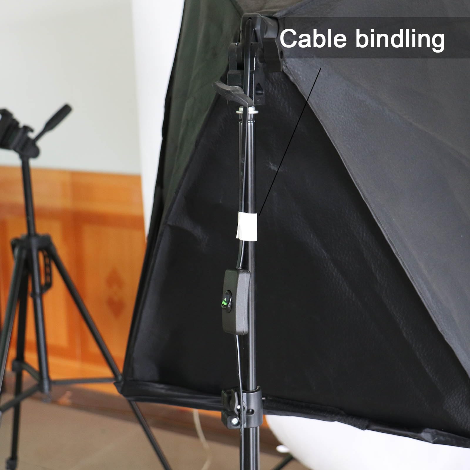 Studio use: BOMEI PACK gaffer tape secures cables and marks floors