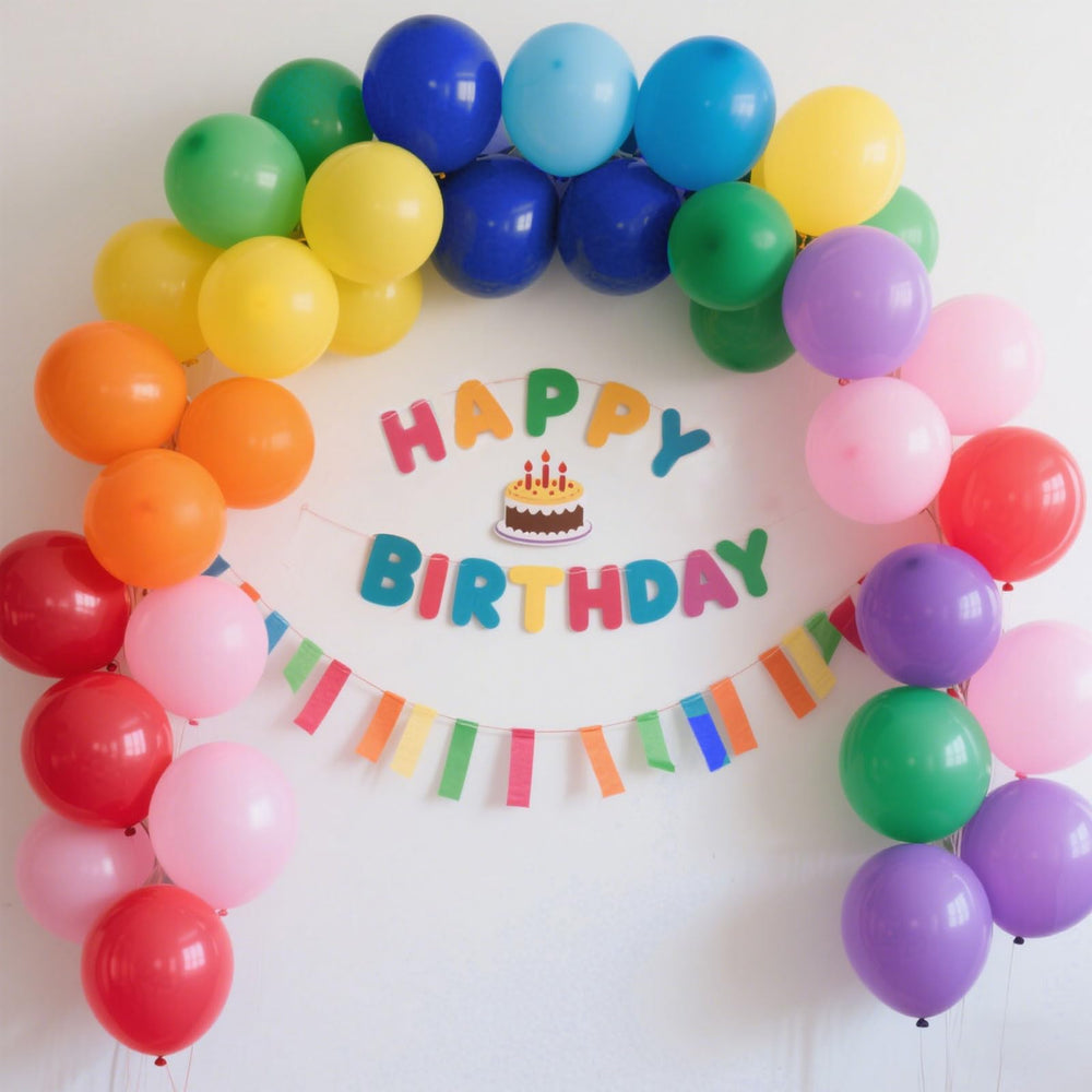 BOMSI balloons suitable for indoor and outdoor celebrations with lasting color.