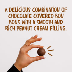 Bon o Bon Creamy Peanut Wafer Center—smooth indulgence in each bite.