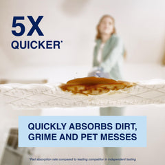 Bona disposable pad quickly absorbs dirt on wood, tile, and stone.