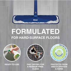 pH-neutral Bona cleaner safe for stone, tile, and laminate floors.