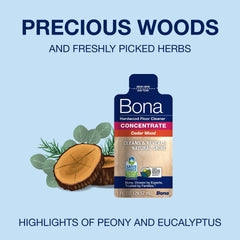 Bona pH-neutral cleaner protects unwaxed, polyurethane-finished wood floors