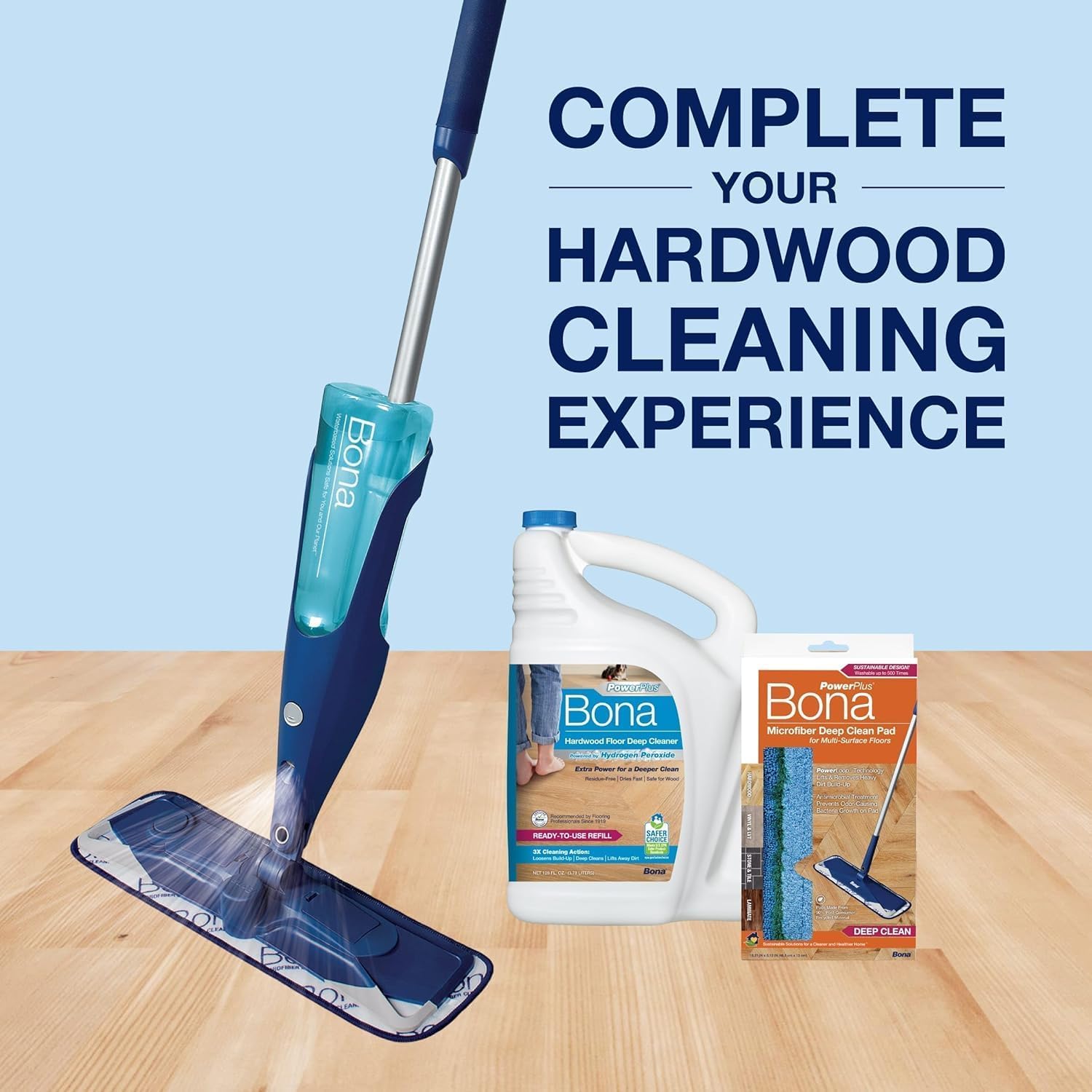 Bona PowerPlus packaging may vary and still fits spray mops or bottles