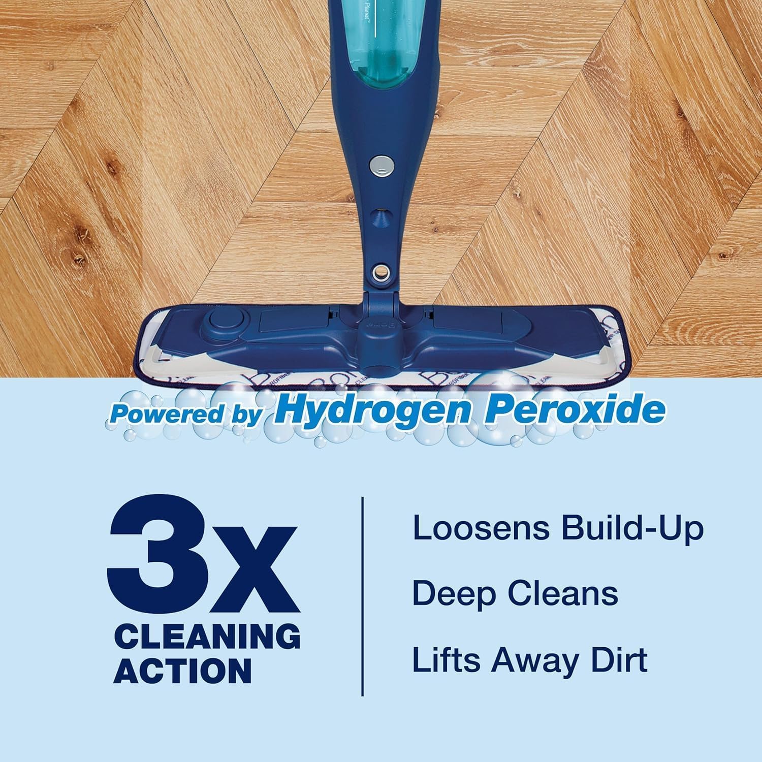 Bona PowerPlus bottle pour with wide handle for controlled cleaning sessions
