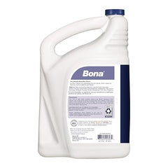 Bona refill bottle showing wide handle and splashless pour for controlled refilling.