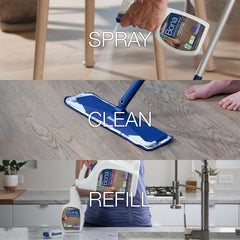 Bona refill-pack packaging shows eco-friendly refill options for ongoing use.
