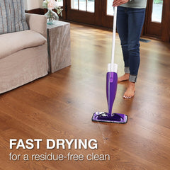 Residue-free, fast-drying Bona cleaner for hardwood floors.