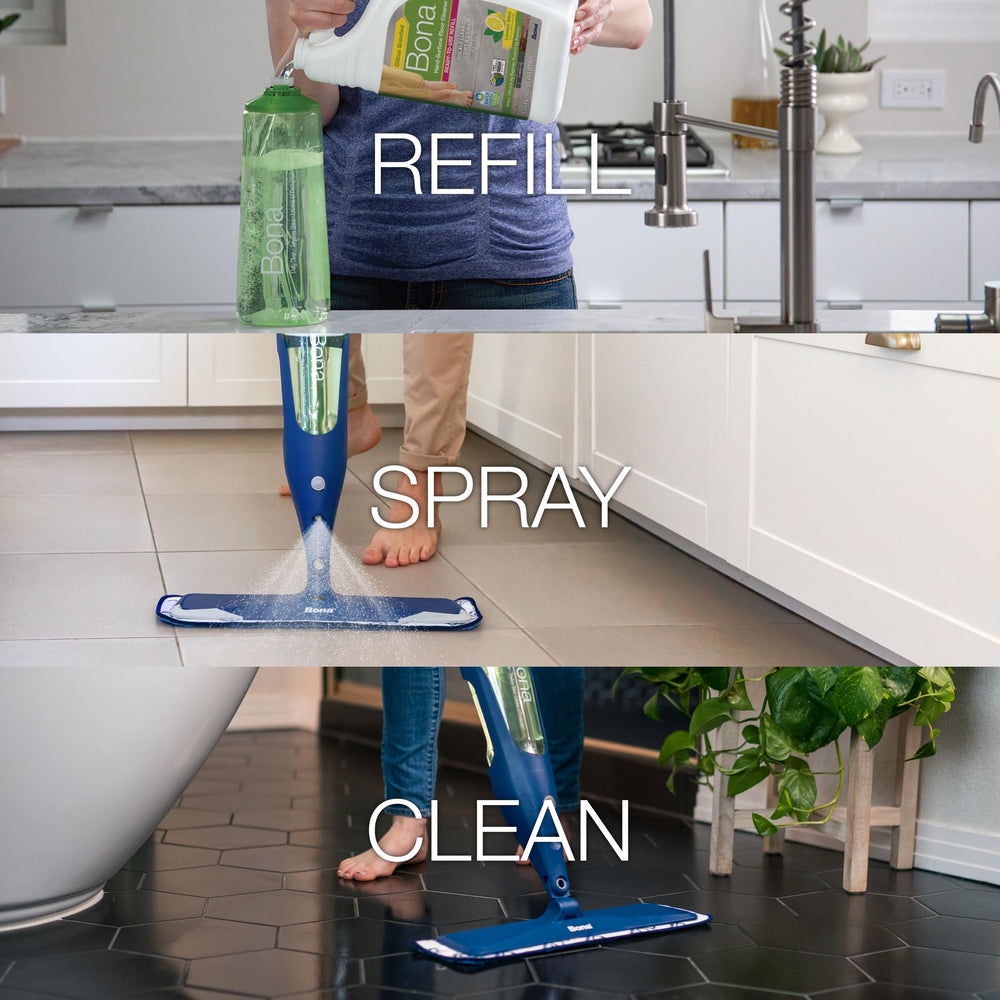 Bona Safer Choice certification label on the refill