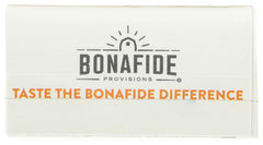 Bonafide Provisions ingredients close-up showing organic bones and no added nitrates for flavor.