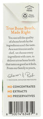 Bonafide Provisions bone broth bowl steam suggesting comforting stock for soups and sauces.