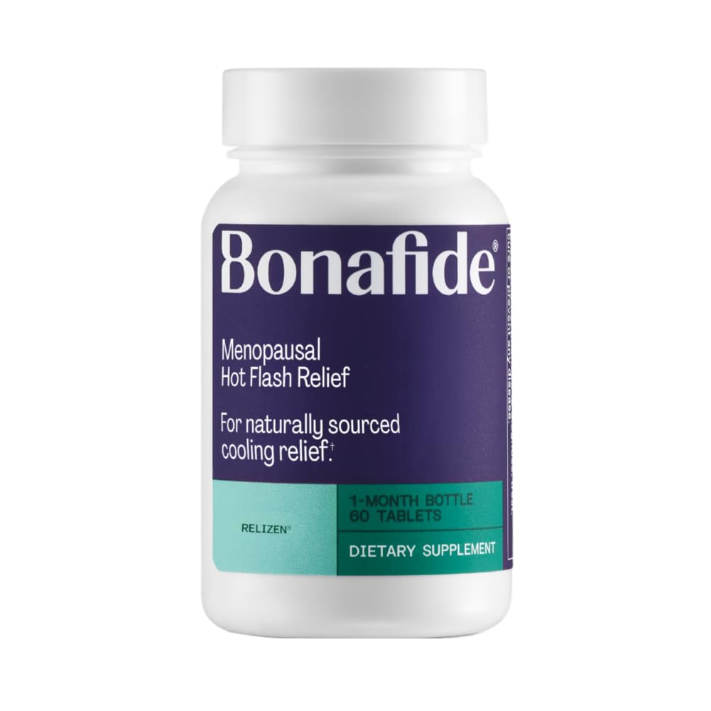 Bonafide Relizen bottle showing cooling relief for day and night comfort