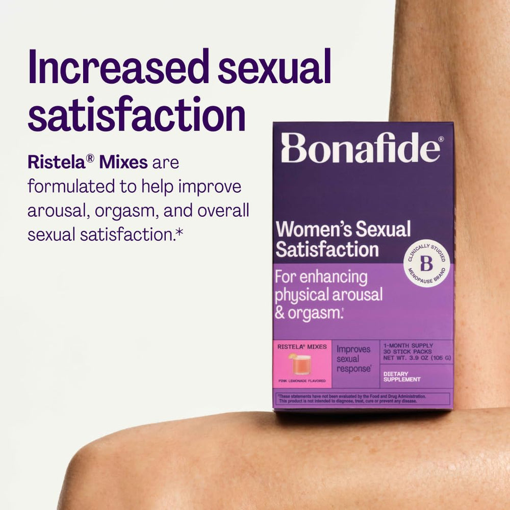 Bonafide Ristela Mixes daily-use bottle suggests consistent routine.