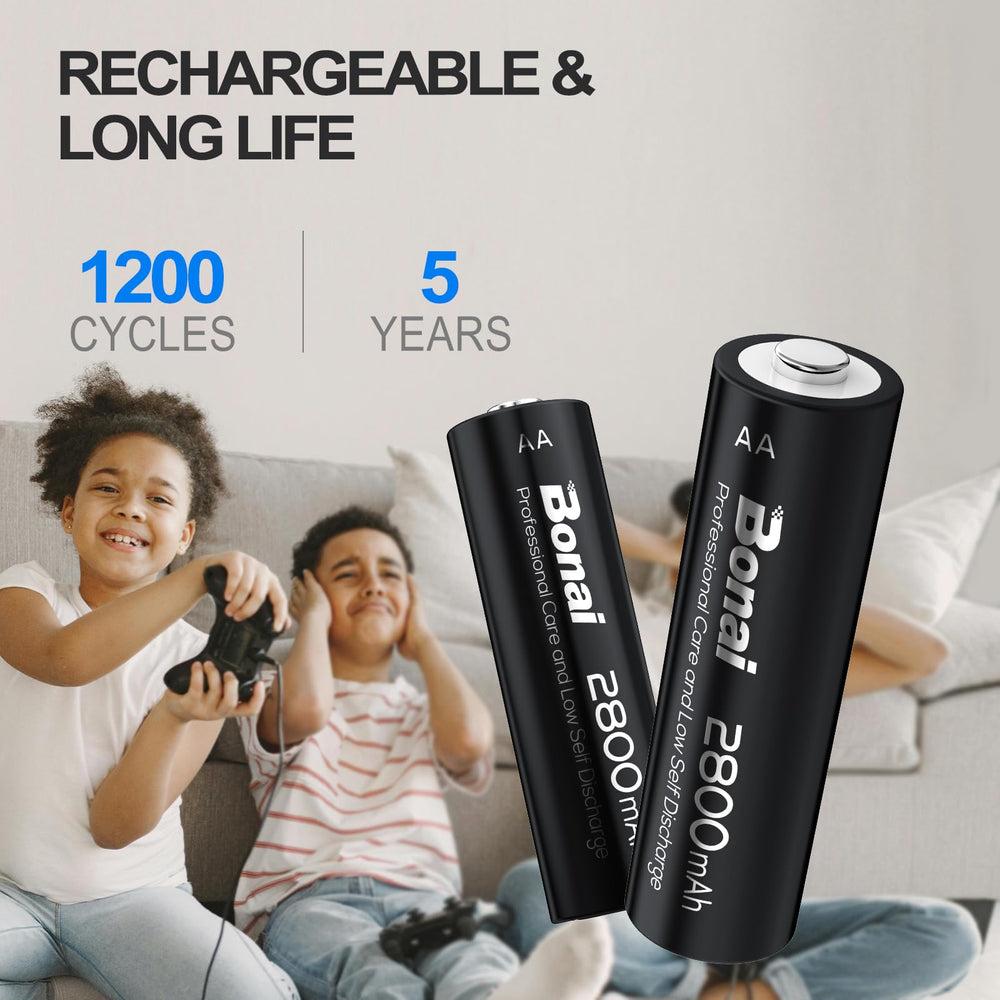 BONAI pre-charged batteries work right out of the box in remotes and toys.