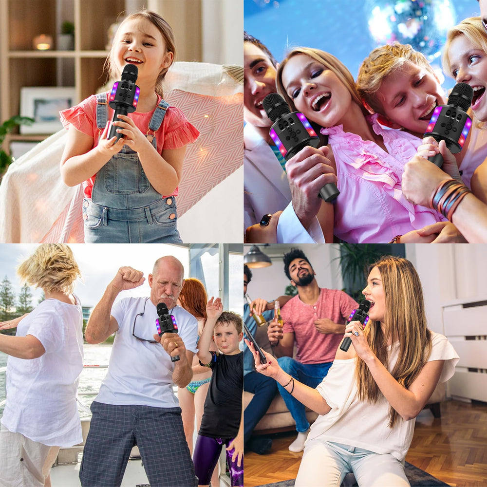 BONAOK gift-ready karaoke microphone ideal for holidays and celebrations.