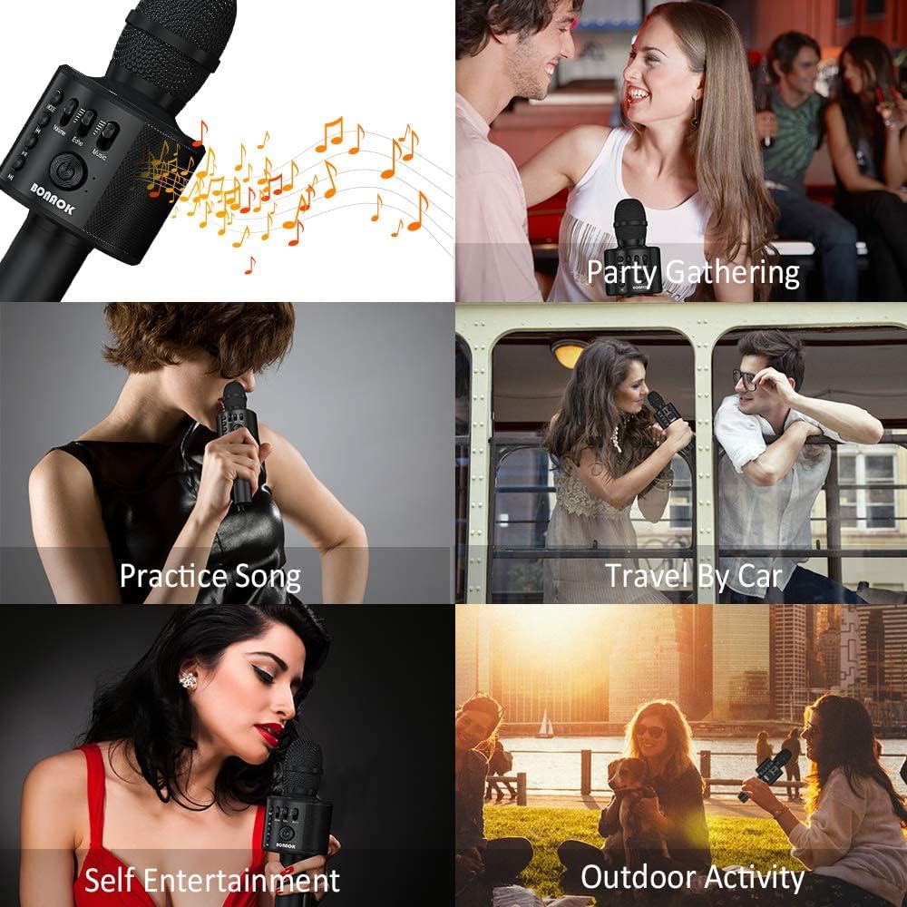BONAOK full package includes mic, cable, charger and user guide for gifting