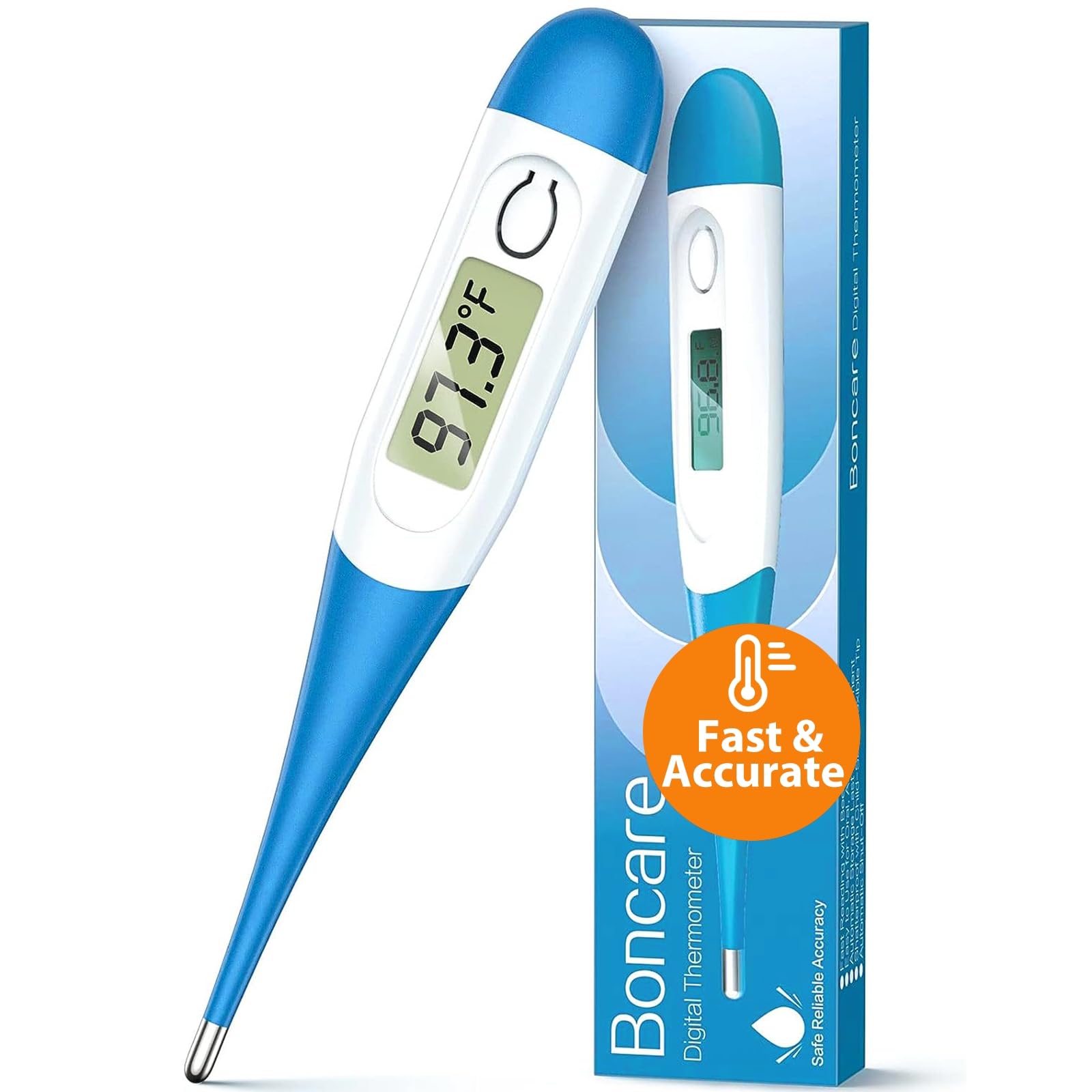 Boncare 10 Seconds Thermometer front view for quick home checks