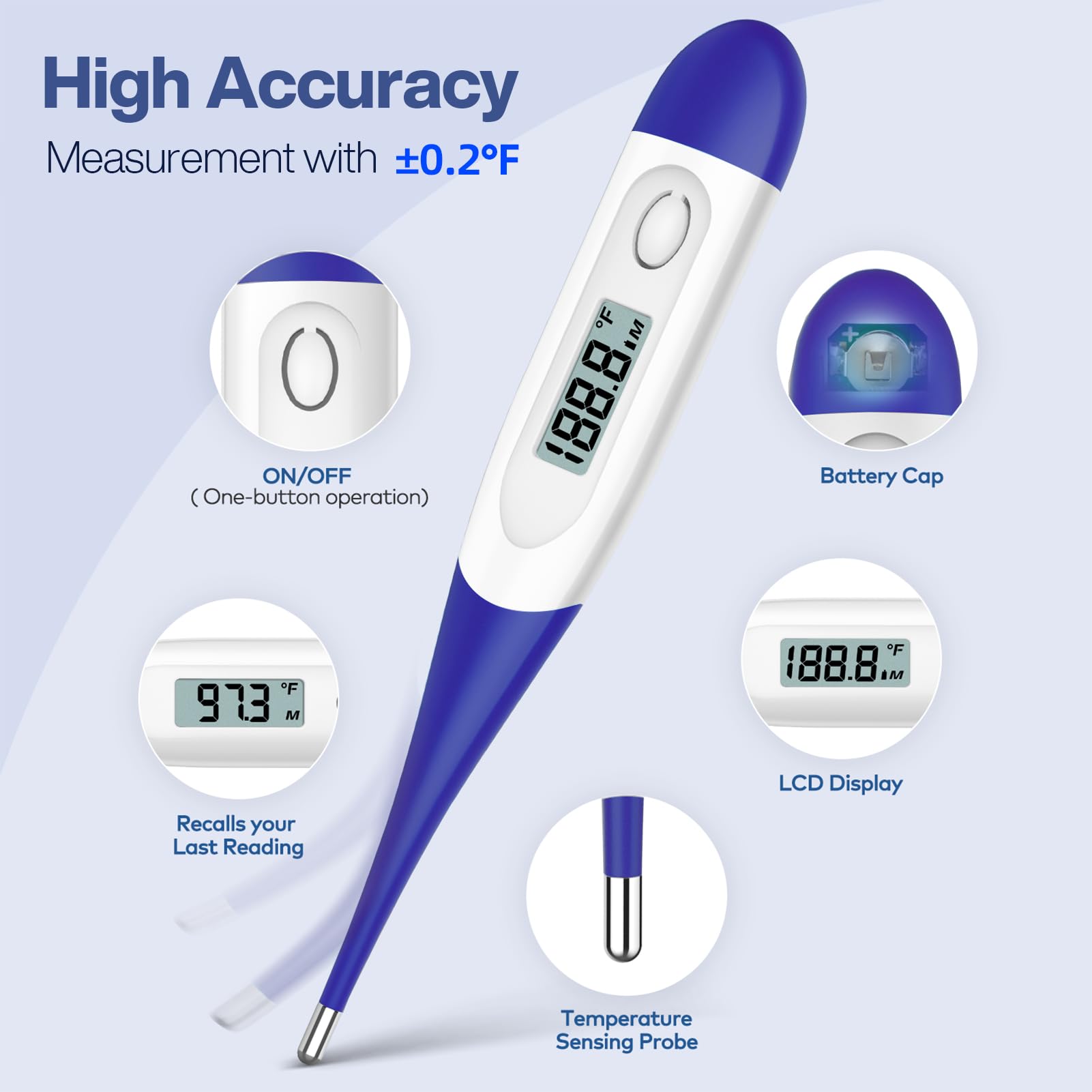 Boncare stainless steel probe ensures durable readings