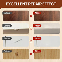 Color mixing in Boncart kit to match natural wood tones.